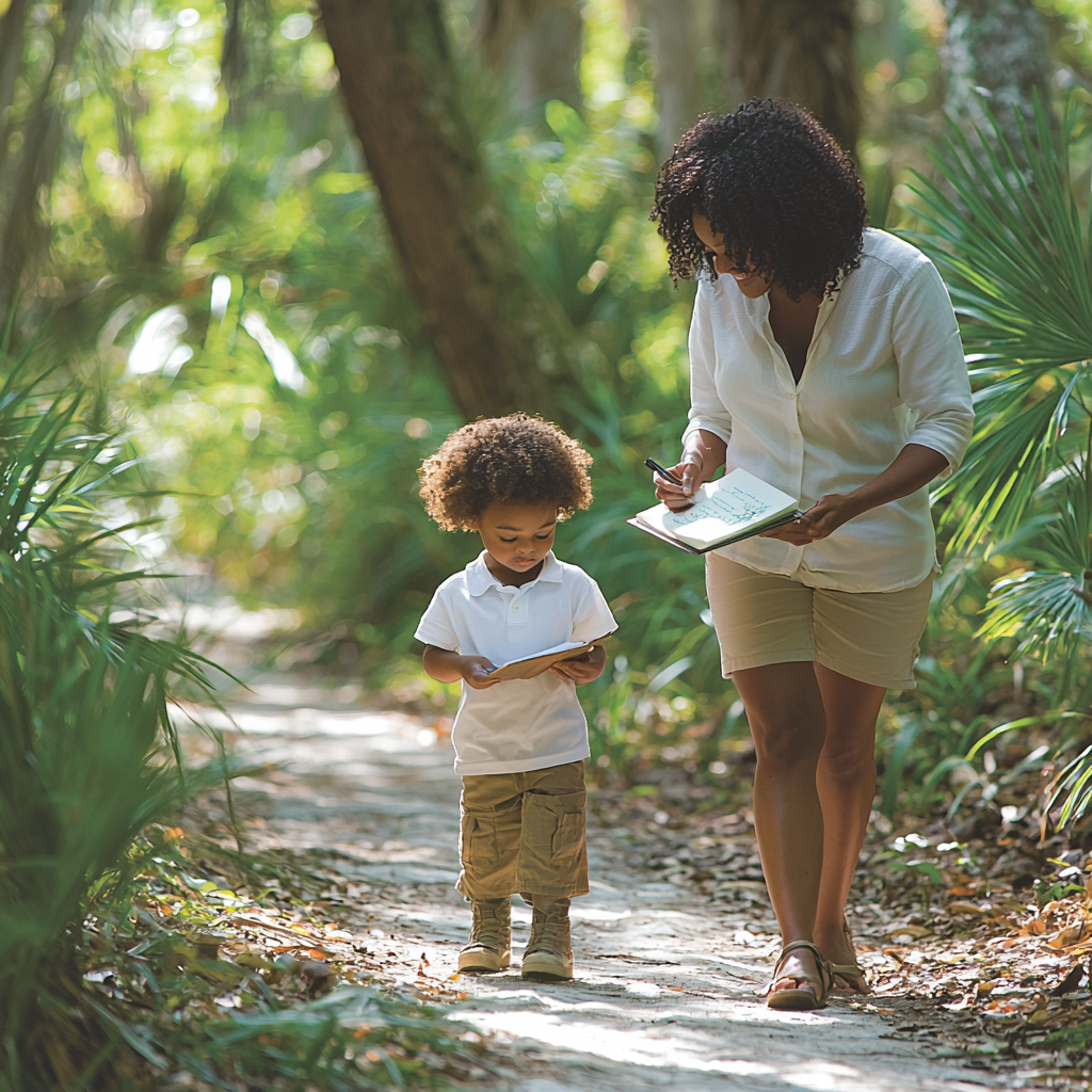 Joy In Every Step: A Nature Walk And Journal Day Paint By Diamond