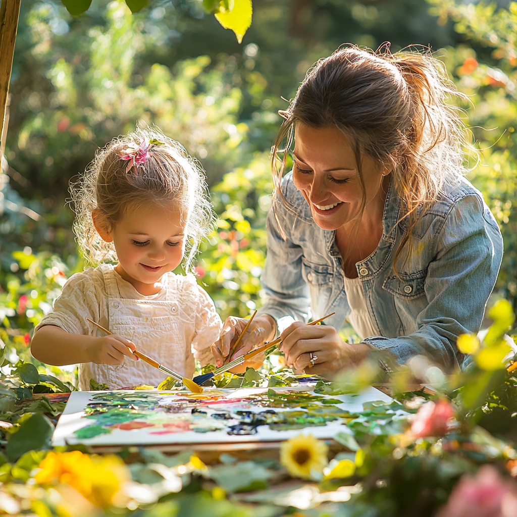 A Canvas Of Laughter: Painting With Nature's Tools Paint By Diamond