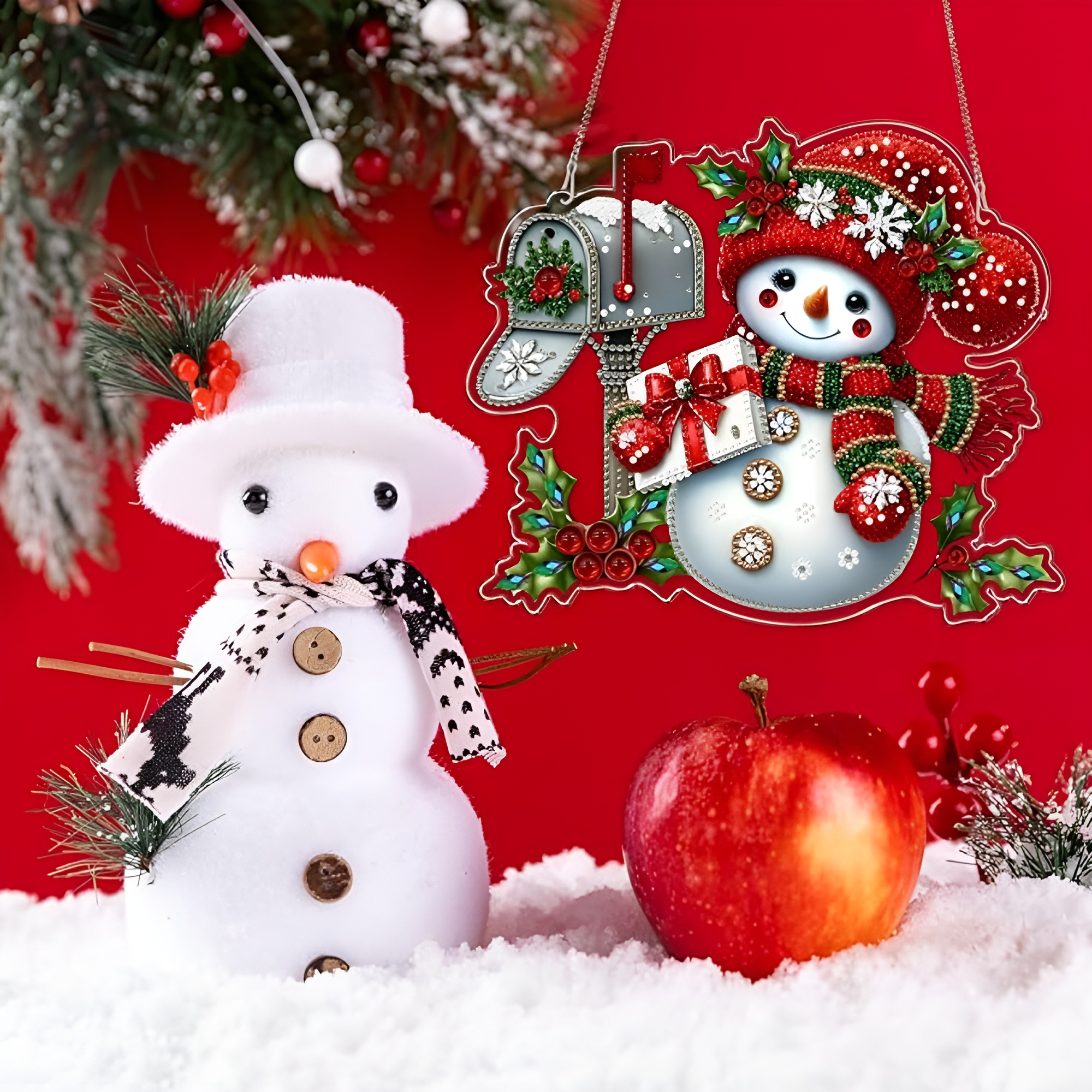 Christmas Snowman Diamond Art Kit for Adults