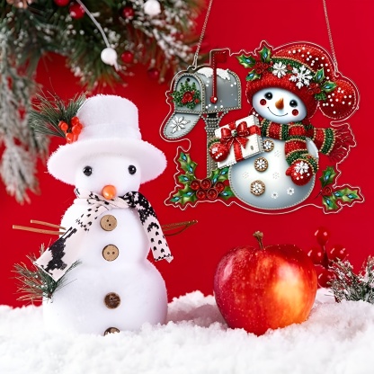 Christmas Snowman Diamond Art Kit for Adults