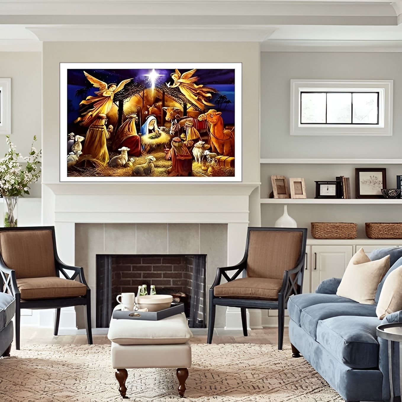 5D Jesus Diamond Painting Kit for Adults with Full Drill Round Beads