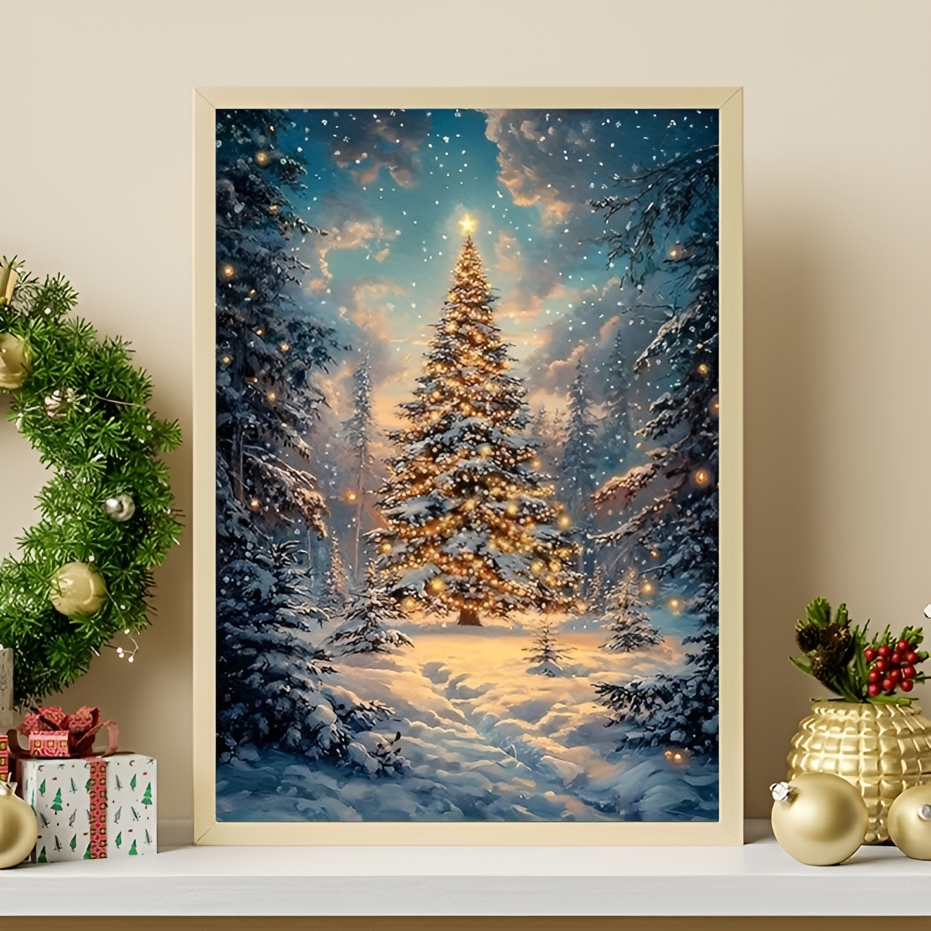 Christmas Tree Diamond Art Kits for Adults