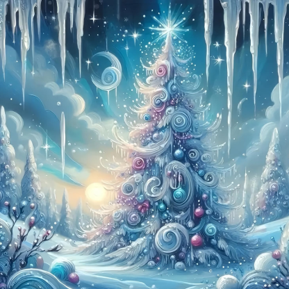 Christmas House Themed Diamond Art Painting Kit