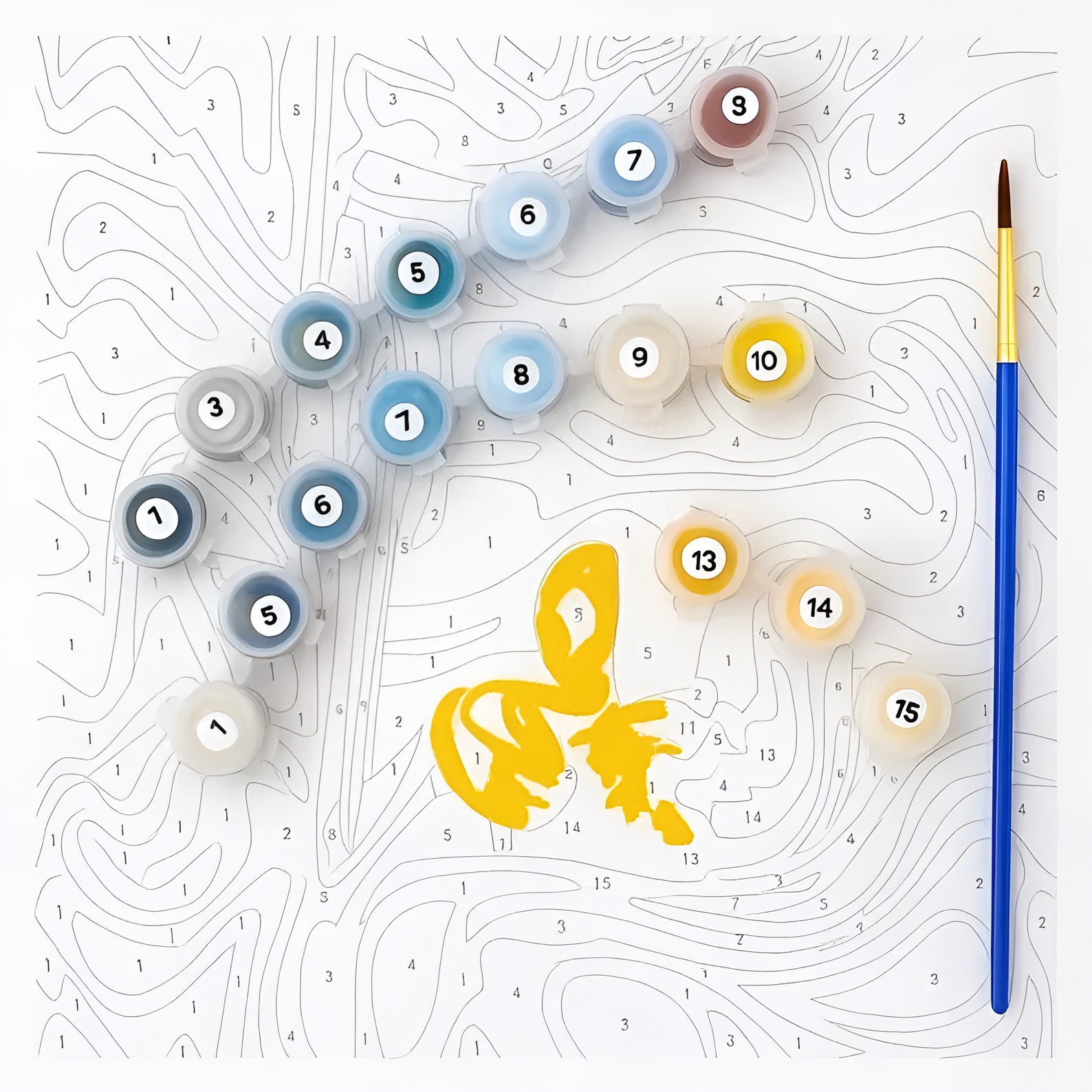 Custom Couple Paint By Number Portrait