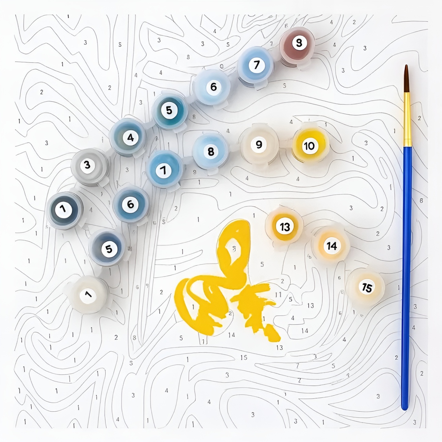 Custom Couple Paint By Number Portrait