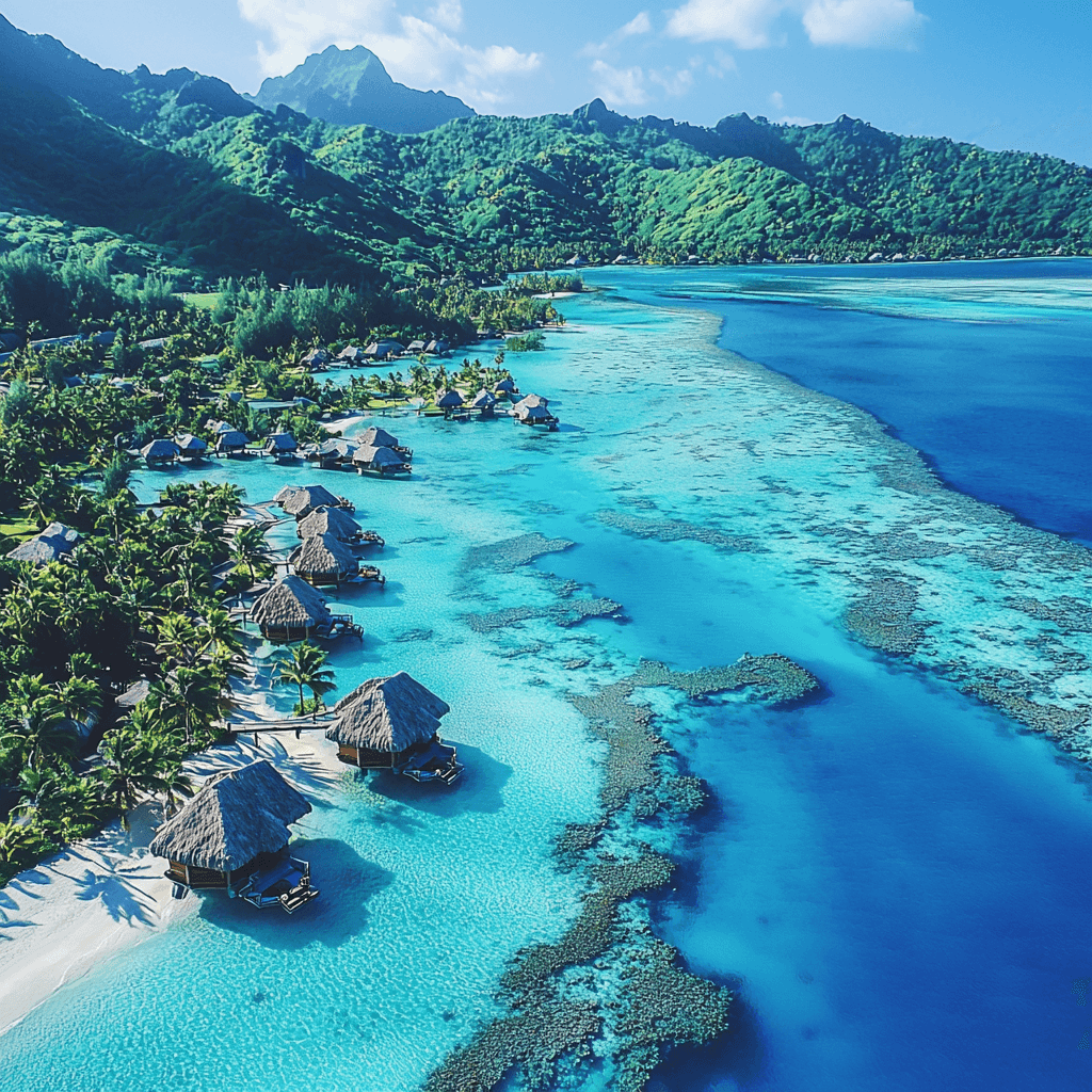 Bora Bora Lagoon Diamonded Painting Kits
