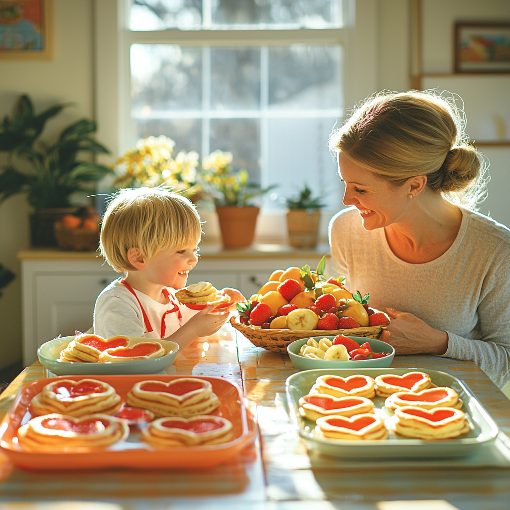 Embracing The Day: A Cozy Breakfast Together Paint By Diamonds Kits