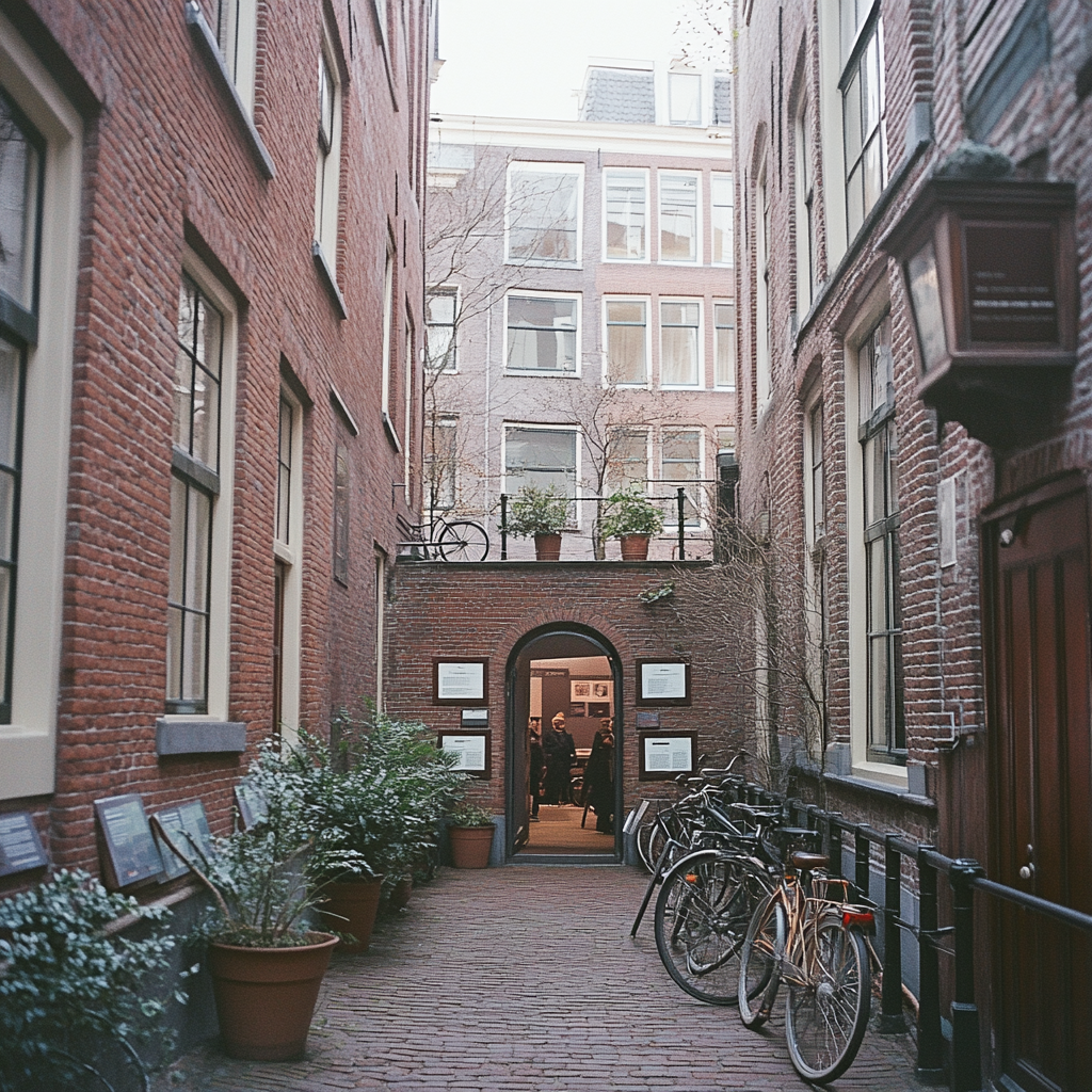 Anne Frank House Museum Courtyard paint by diamonds