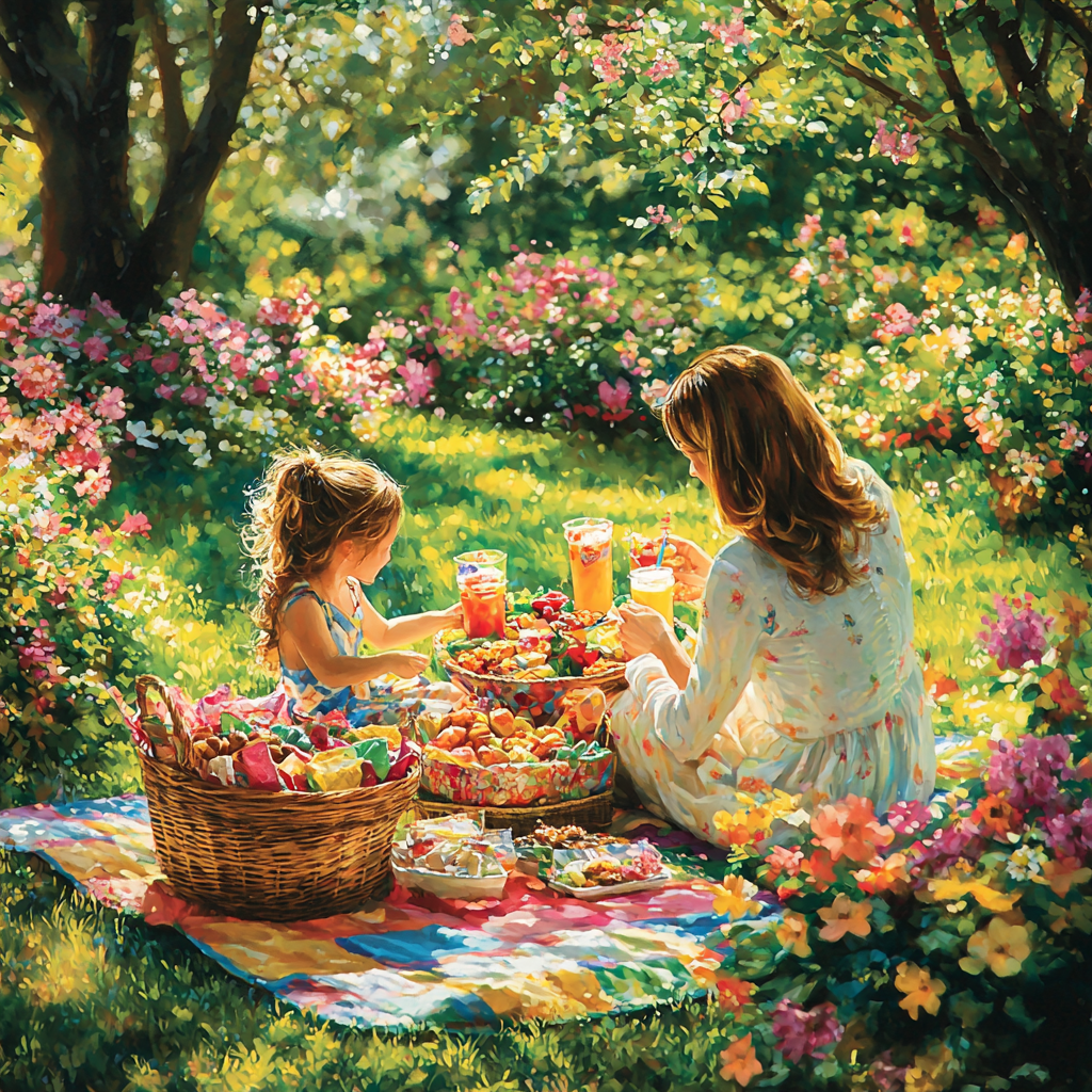 Picnic In The Park: A Celebration Of Togetherness Diamonded Painting Kits