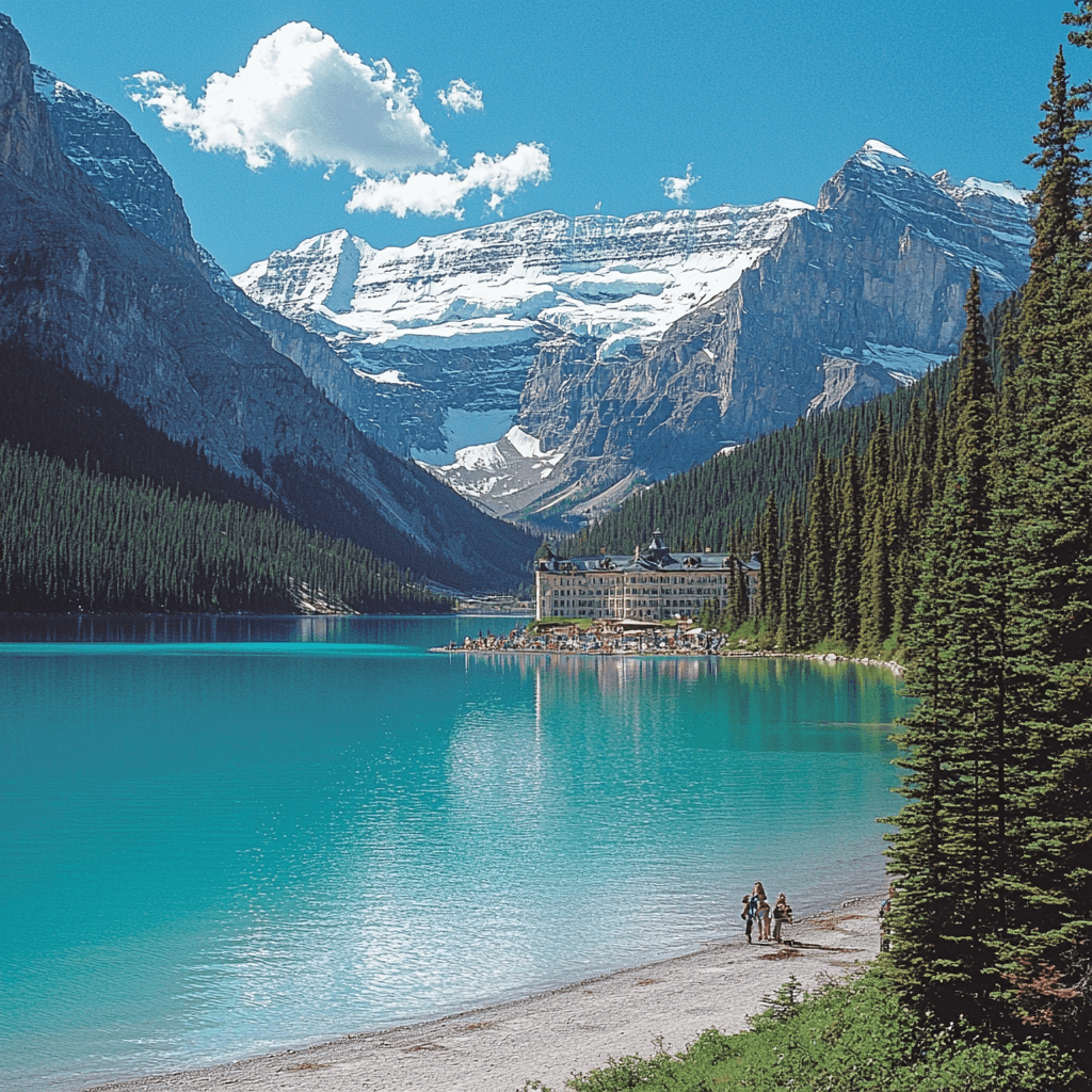 Banff Lake Louise Diamonded Painting Kits