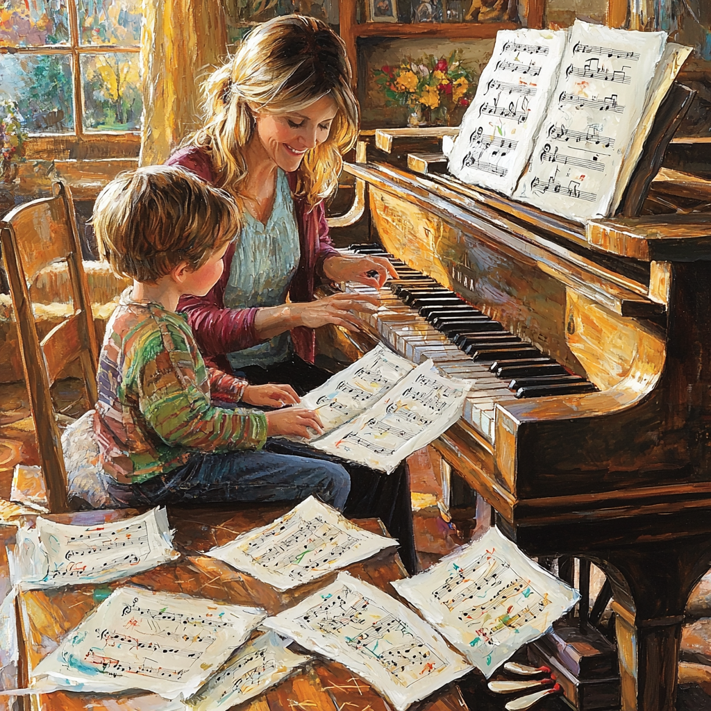 Musical Memories: Crafting A Family Anthem Together Paint By Diamonds Kits