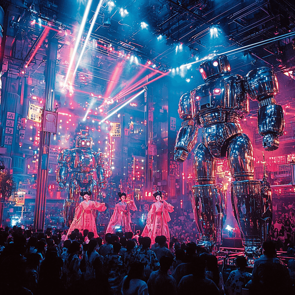 Robot Restaurant - Tokyo Paint By Color