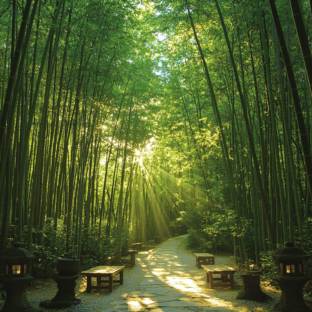 Bamboo Grove Paint By Diamond