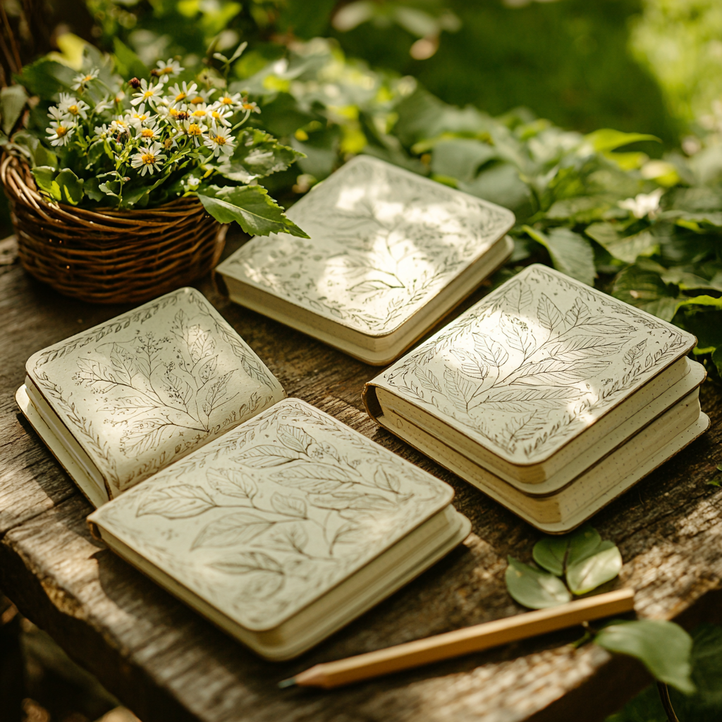 Evergreen Echoes: Mother-Child Nature Journals Painting Diamond Kit