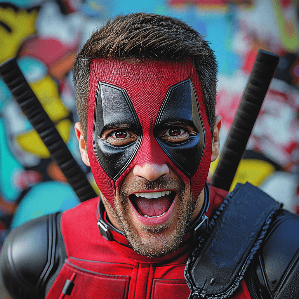 Ryan Reynolds: The Playful Wit Behind Deadpool's Mask Paint By Diamonds Kits