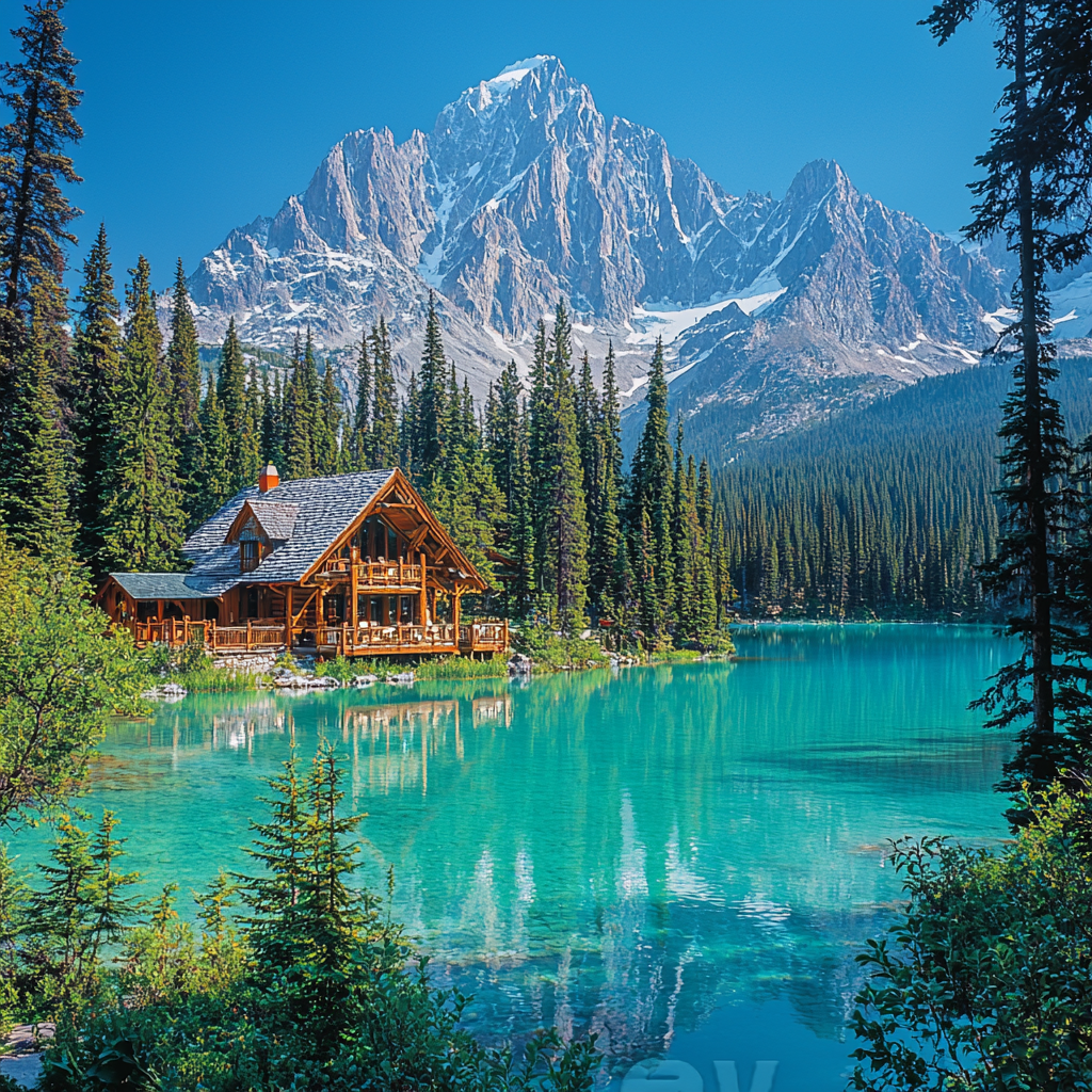 Emerald Lake - Yoho DIY Paint By Diamonds