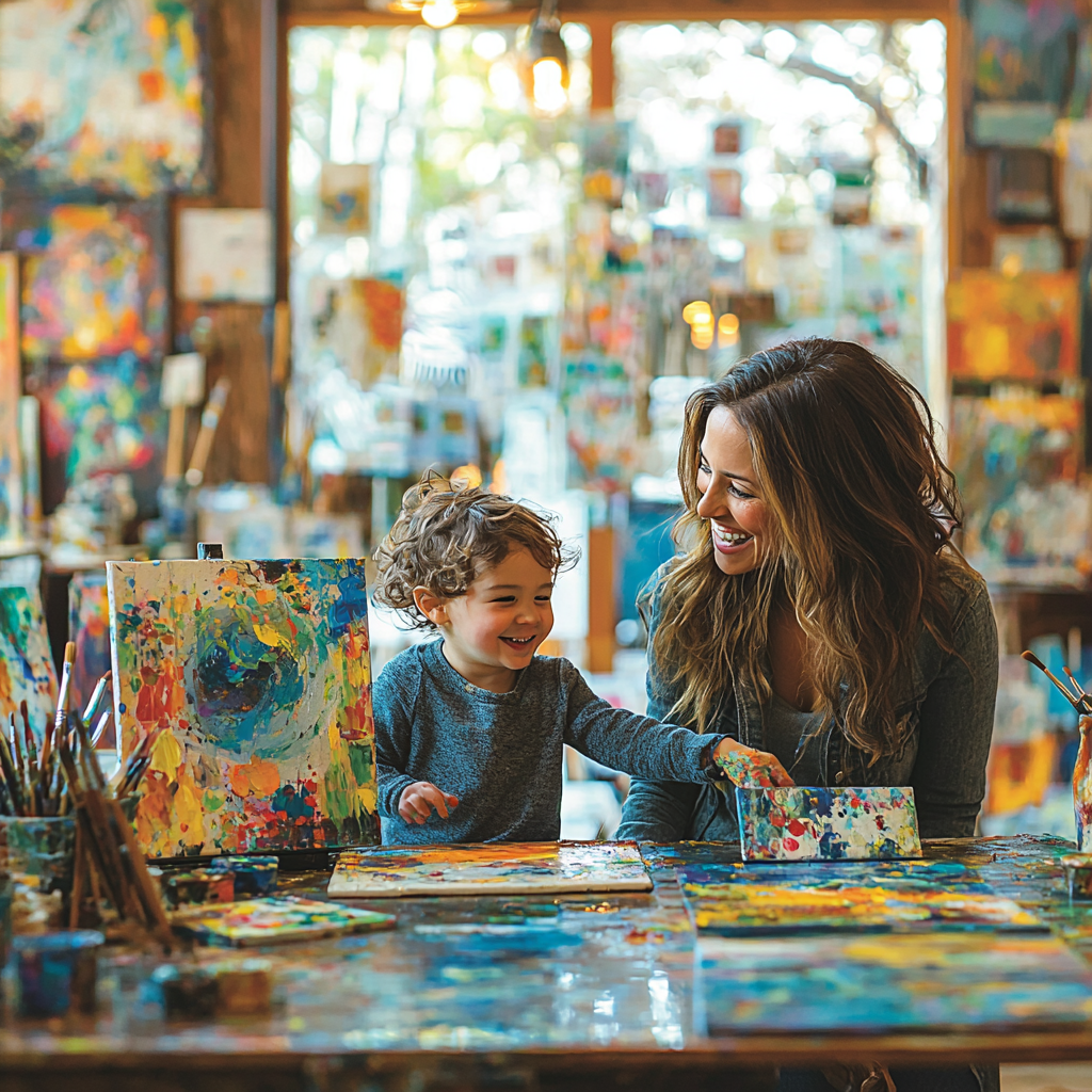 Colorful Whimsy: A Day Of Artistry Paint By Diamond