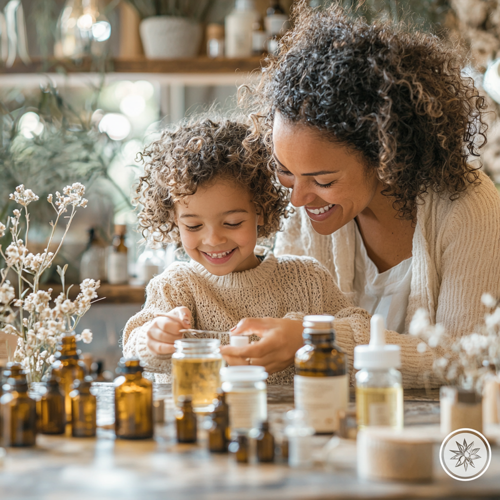 Nurturing Hearts: A Family Aromatherapy Workshop Paint By Diamonds Kits