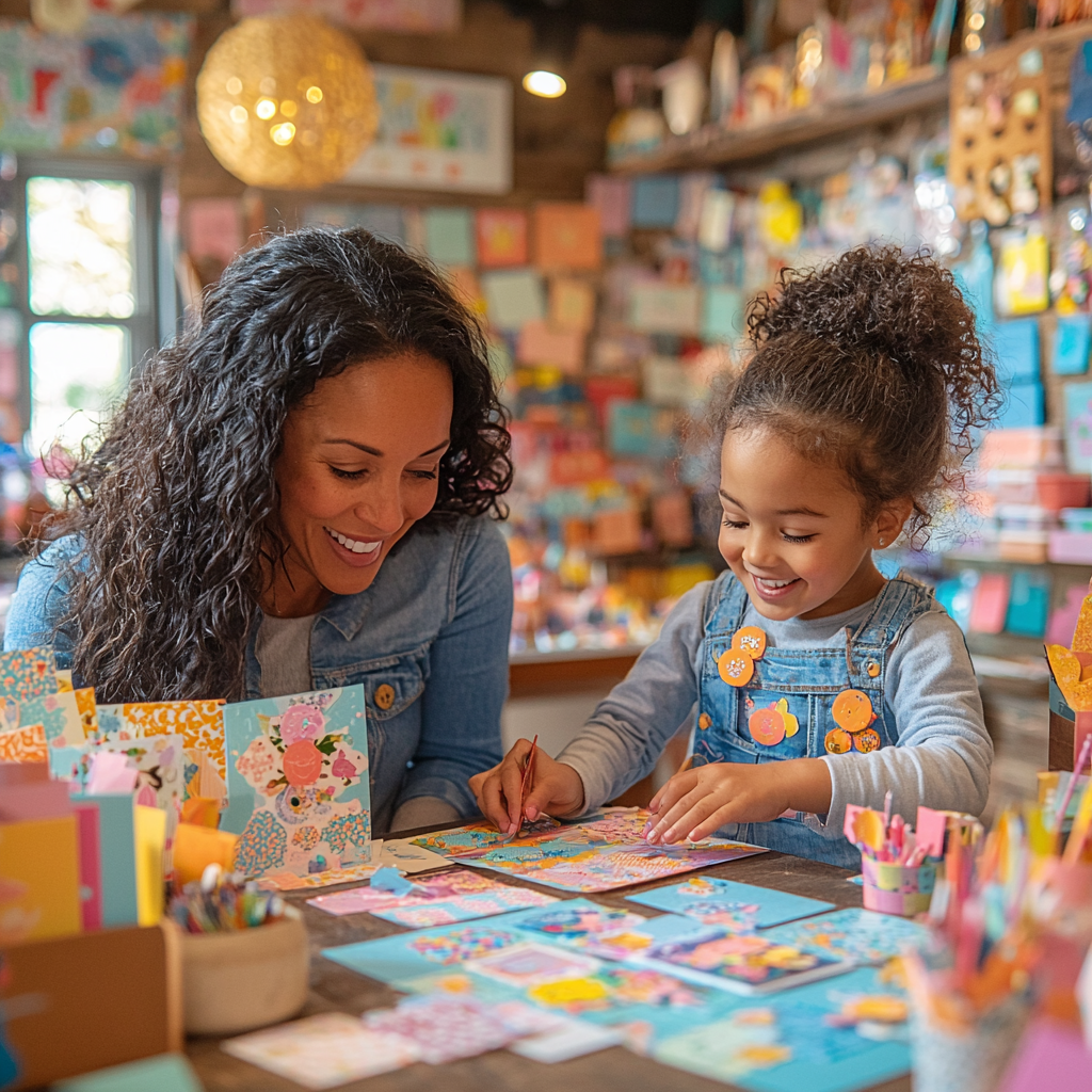 Crafting Connection: Making Personalized Greeting Cards Paint By Color