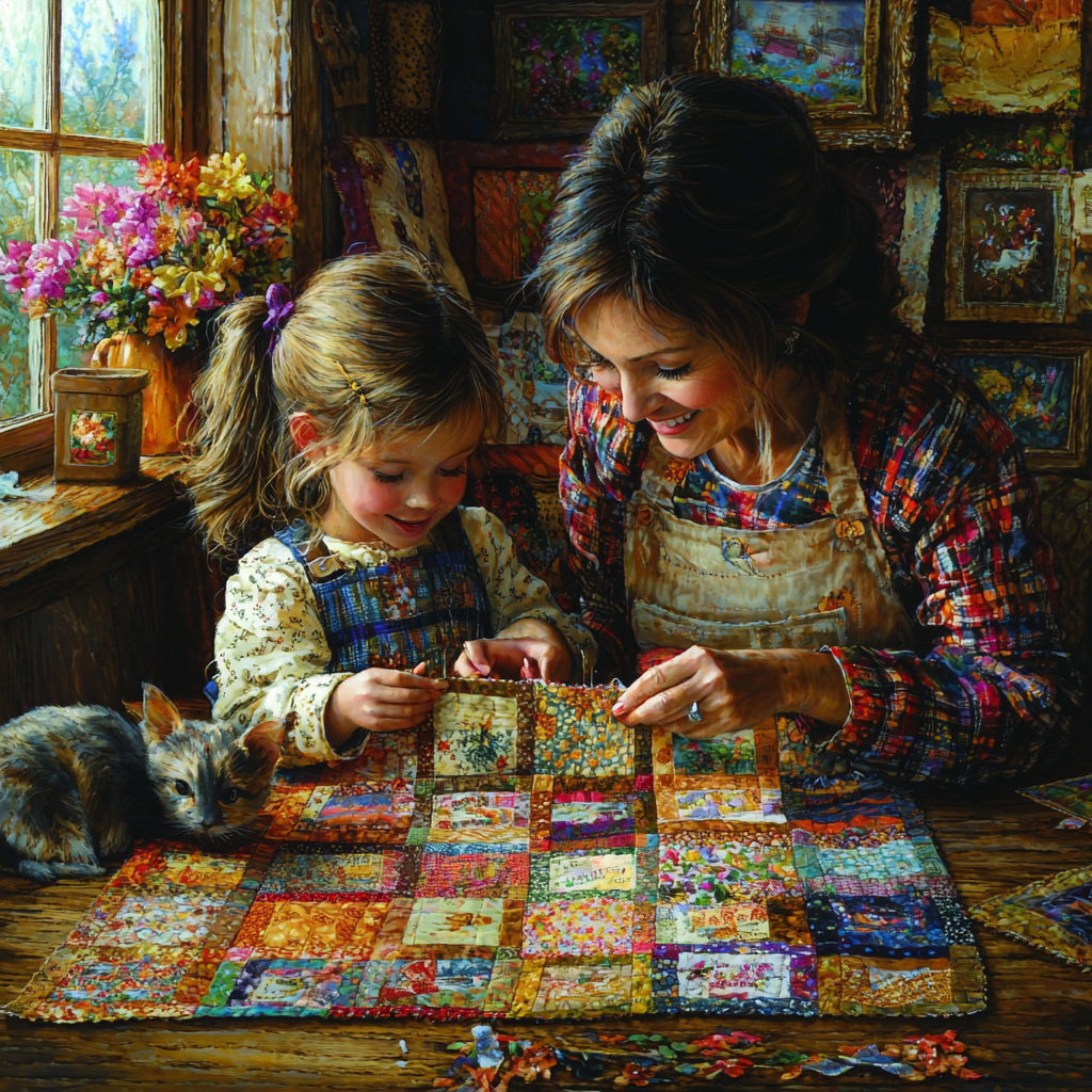 Timeless Traditions: A Family Quilt-Making Project Paint By Diamonds Kits