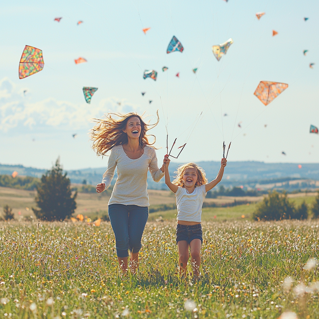 Adventures In The Sky: A Family Kite-Flying Day Paint By Color