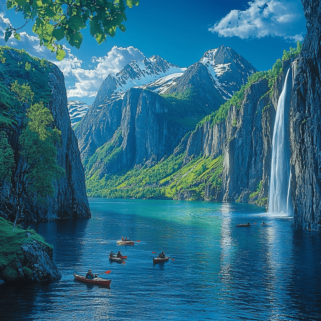Fjords Of Norway - Norway Painting Diamond Kit