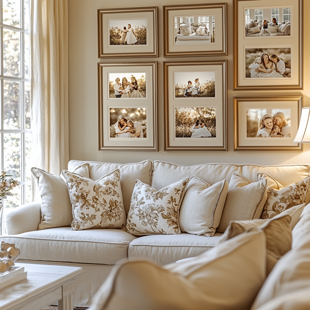 Captured Moments: Creating A Family Photo Wall Paint By Diamond