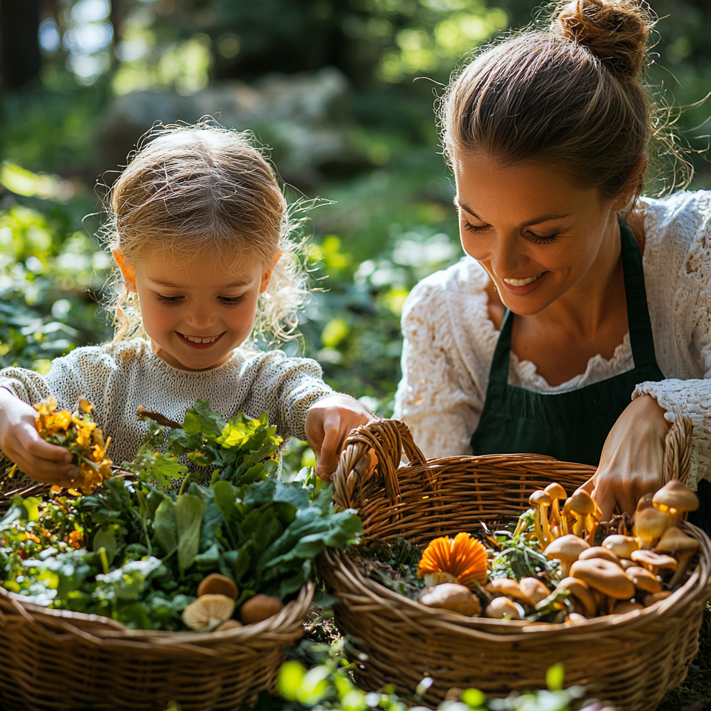 Nature’s Gifts: A Day Of Foraging And Cooking Paint By Diamond