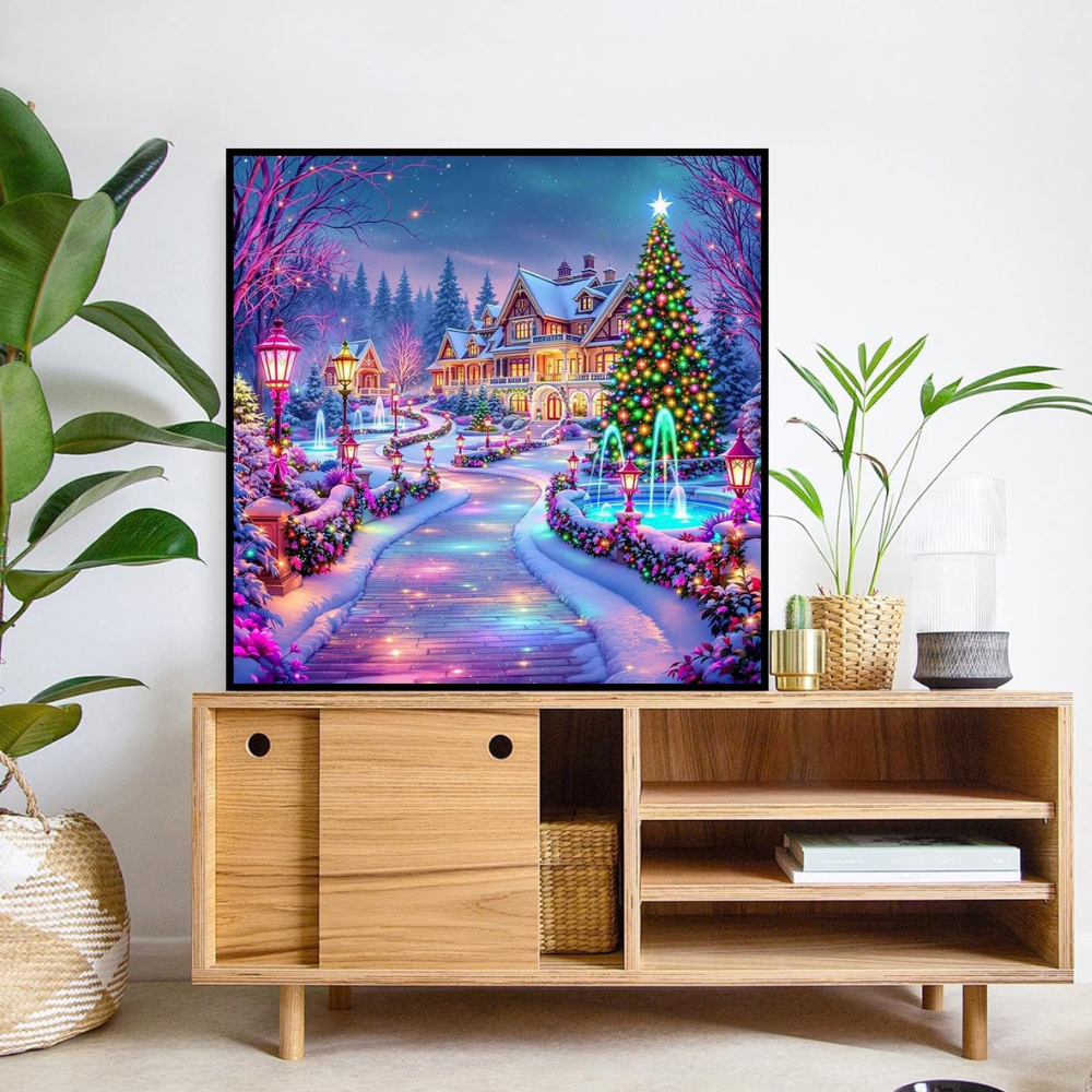 DIY Christmas Themed Diamond Painting Kit