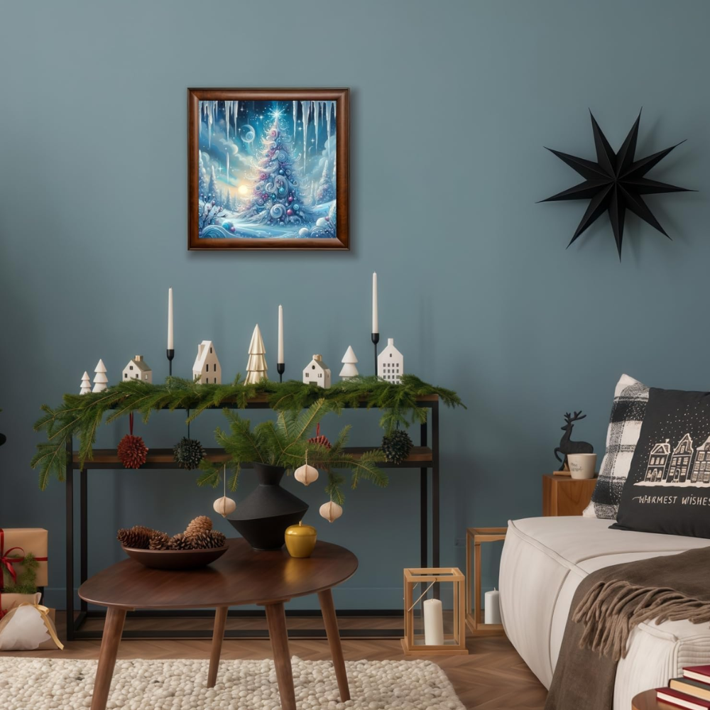 Christmas House Themed Diamond Art Painting Kit