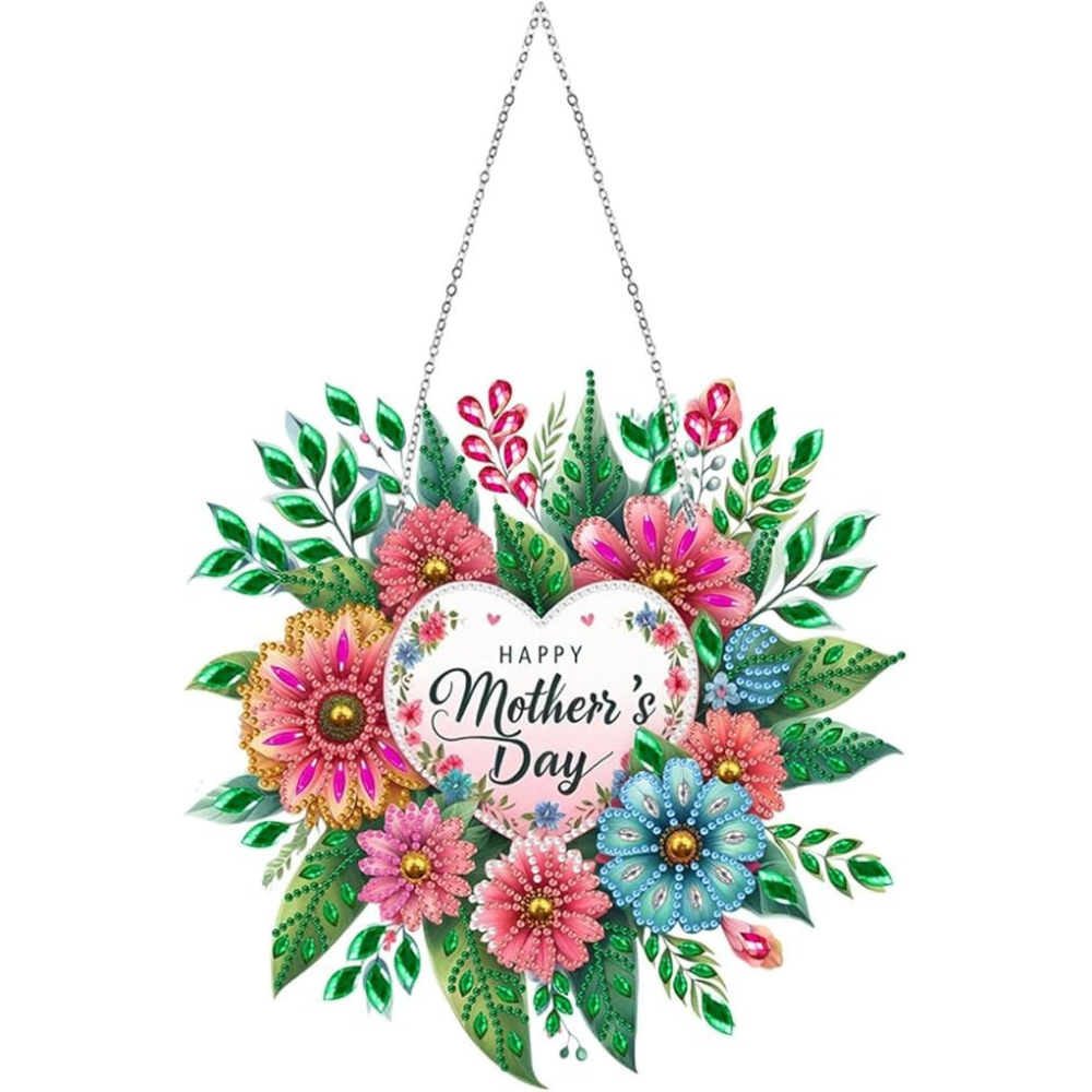 Round Hanging Diamond Art Painting Design