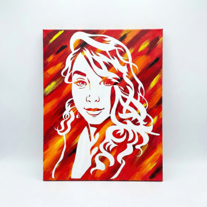 DIY Valentines Day Custom Couple Portrait