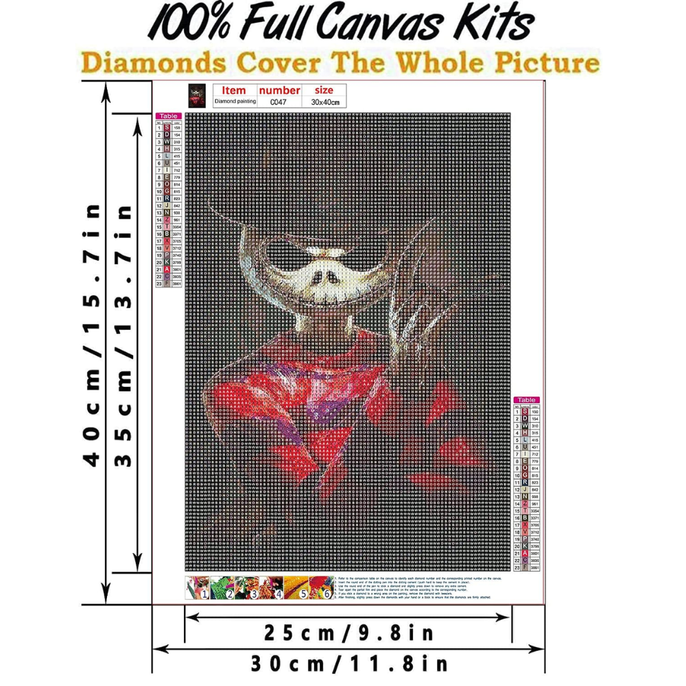Halloween Paint by Diamonds 5D Full Drill Painting Kit
