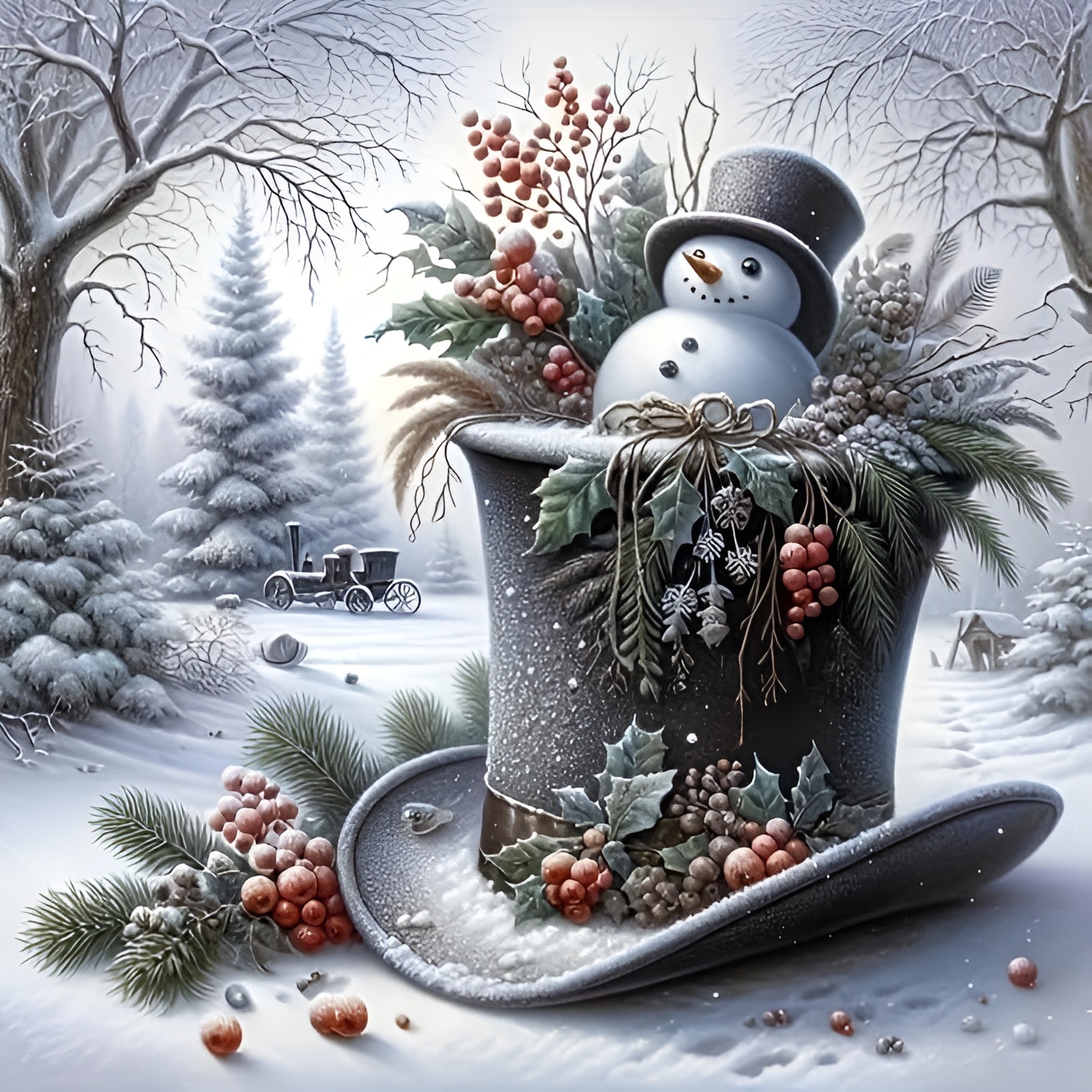 5D Christmas Deer Diamond Painting Art Kit