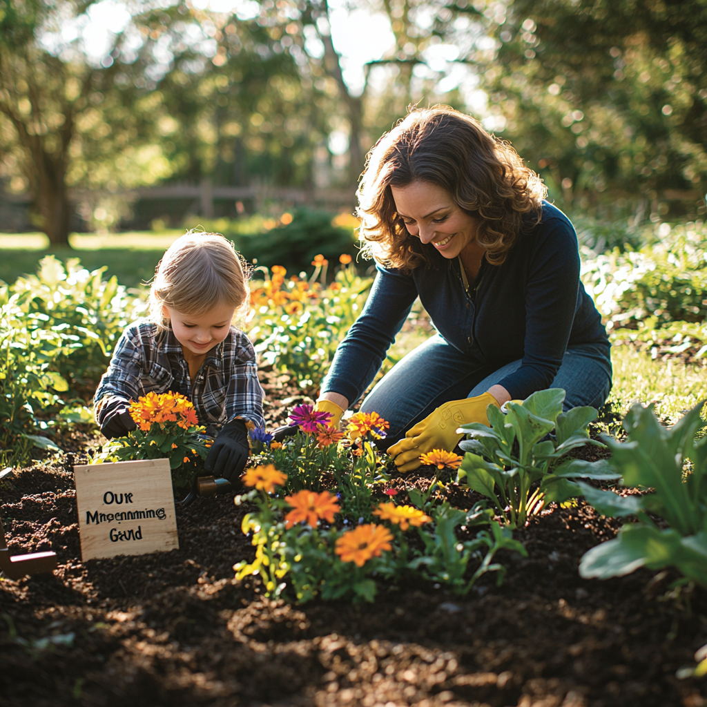 Nature’s Whisper: Planting A Memory Garden Together Paint By Diamonds Kits