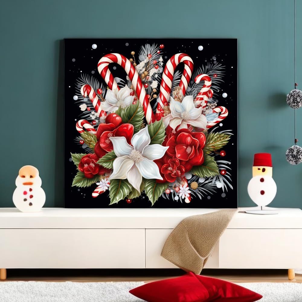 Candy And Snowman DIY Decoration Paint By Diamond Set