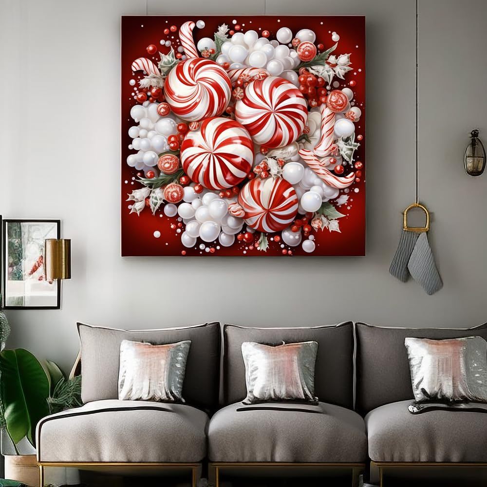 Candy And Snowman DIY Decoration Paint By Diamond Set