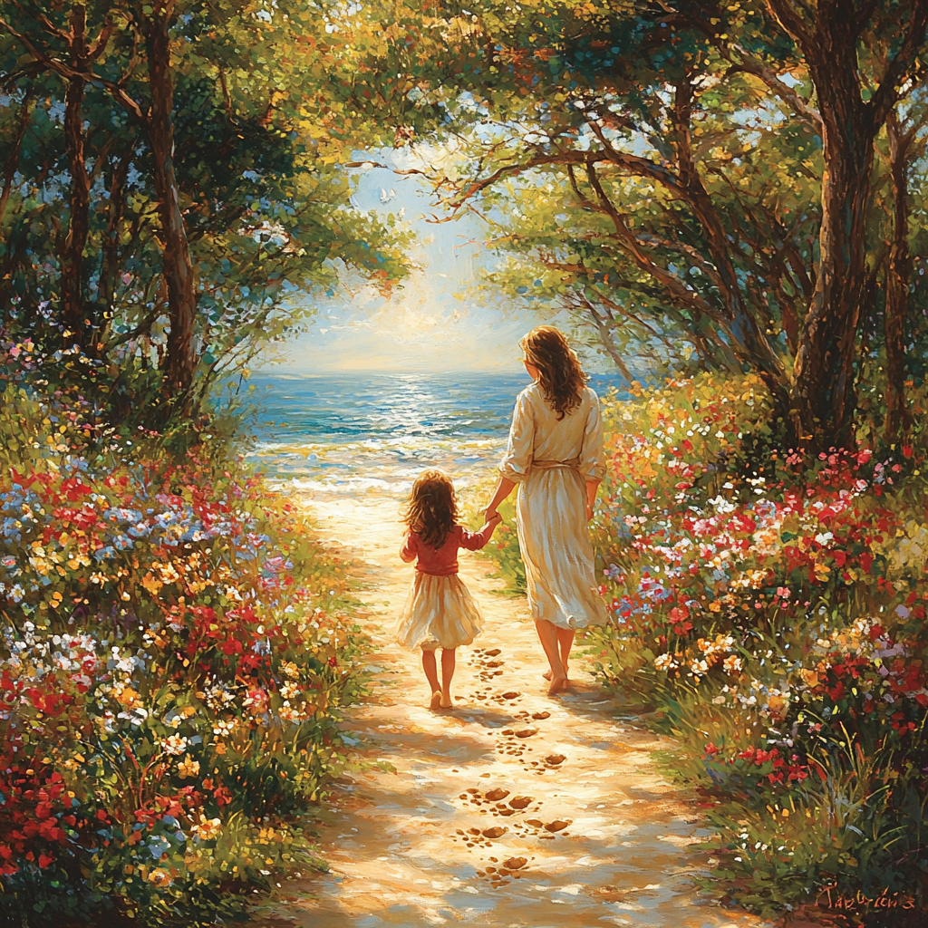 Emotional Footprints: A Path Of Shared Experiences Diamonded Painting Kits