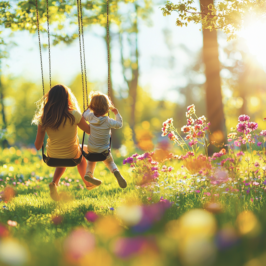 Dancing In The Sunlight: A Day Of Fun At The Park Paint By Color