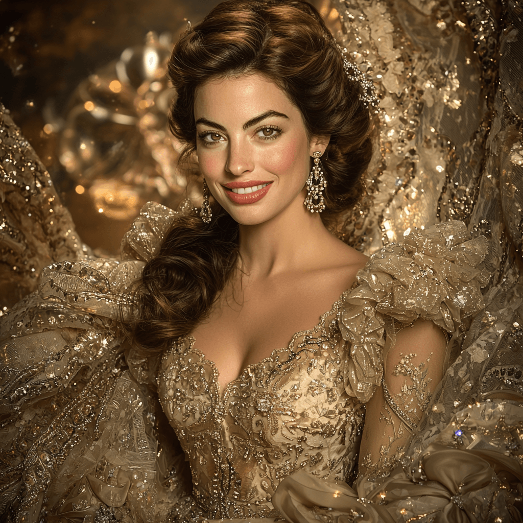 Anne Hathaway: The Versatile Virtuoso Of Hollywood Painting By Diamonds Kit