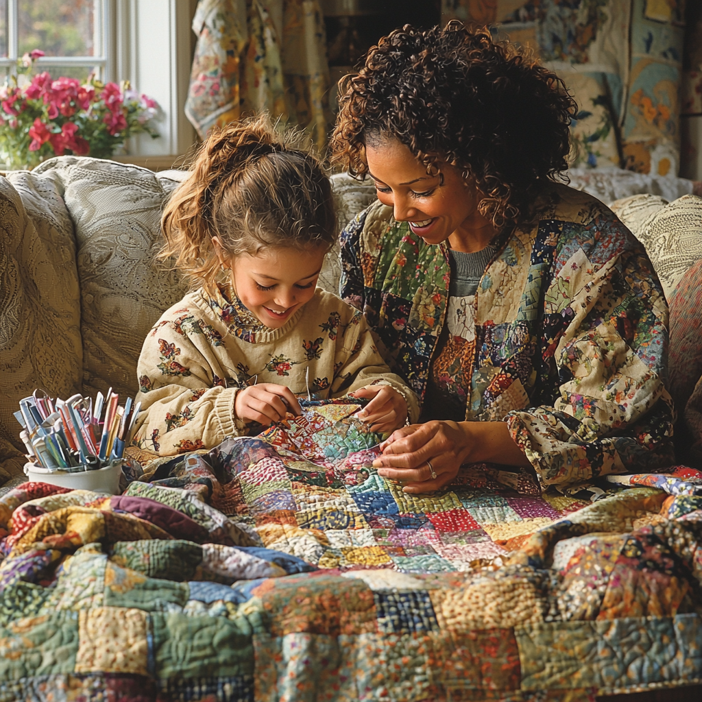 Ties Of Love: A Personalized Quilting Experience Paint By Diamond