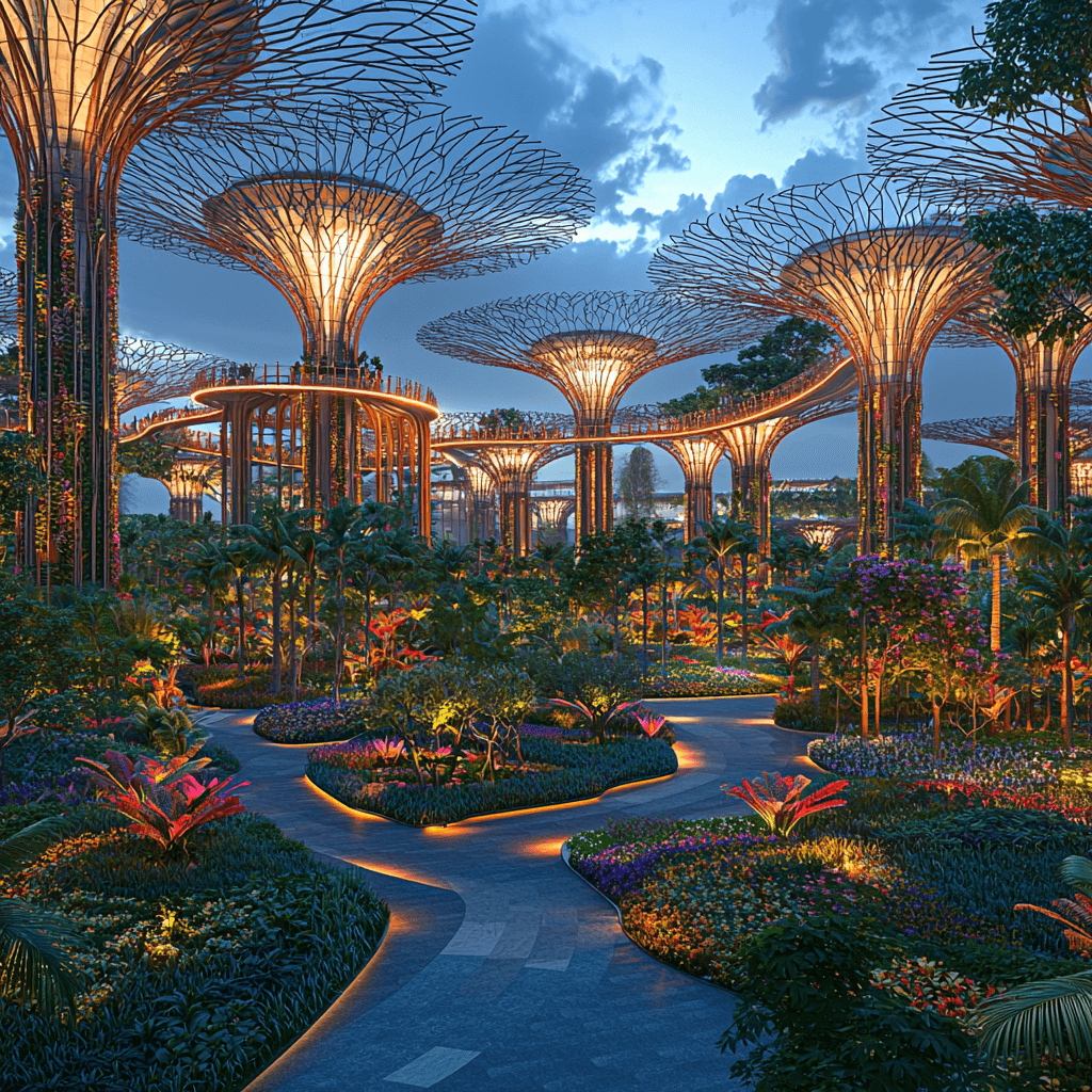 Gardens By The Bay - Singapore Diamonded Painting Kits