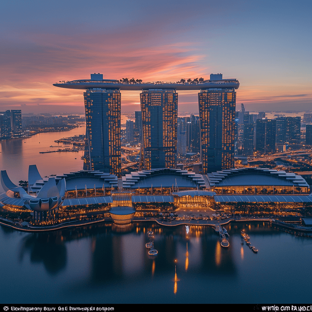 Marina Bay Sands - Singapore Paint By Diamonds Kits