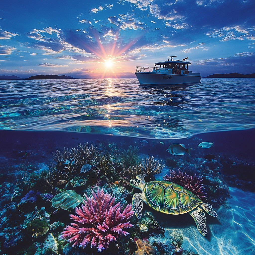 Great Barrier Reef Expedition Paint by diamonds art