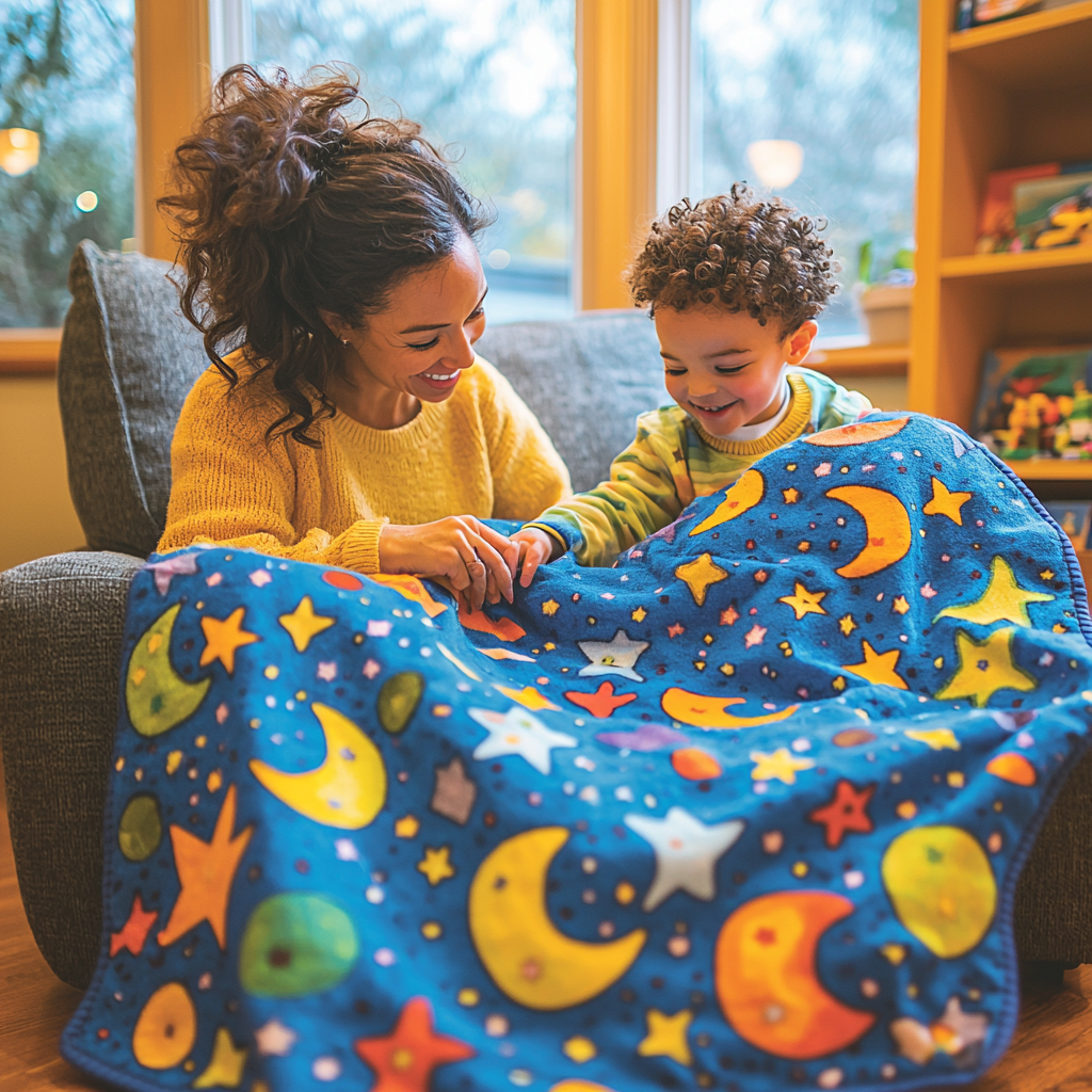 Starry Dreams: Making Wishes On A Night Sky Blanket Paint By Diamonds Kits