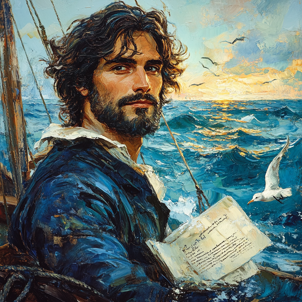 Leonardo DiCaprio: Drift Of The Oceanic Dreamer paint by diamond