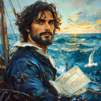 Leonardo DiCaprio: Drift Of The Oceanic Dreamer paint by diamond