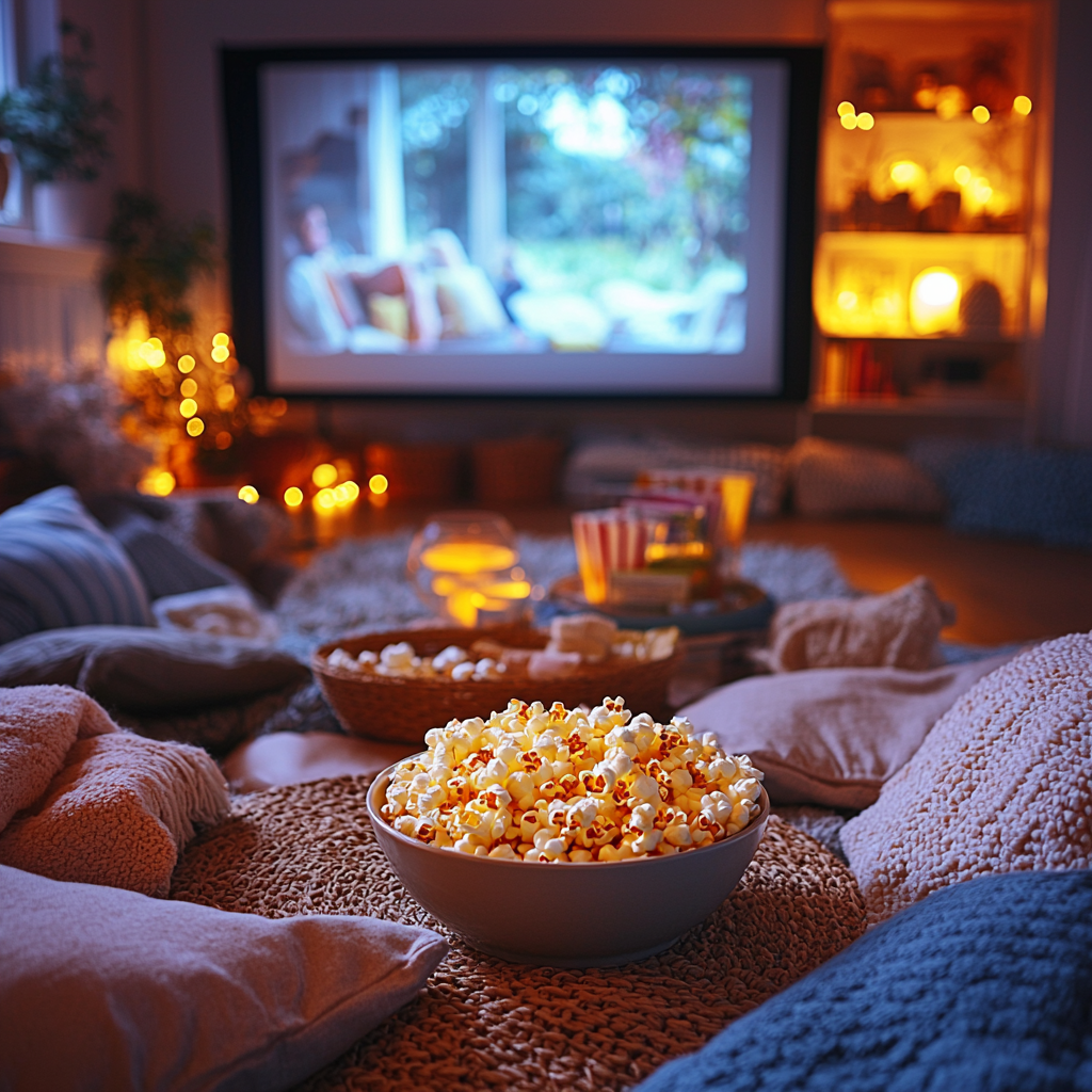 Cinematic Memories: Crafting A Family Movie Night Painting By Diamonds Kit