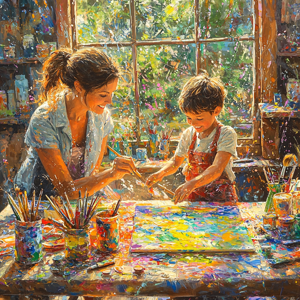 Artful Bonds: A Journey Through Creative Collaboration Diamonded Painting Kits