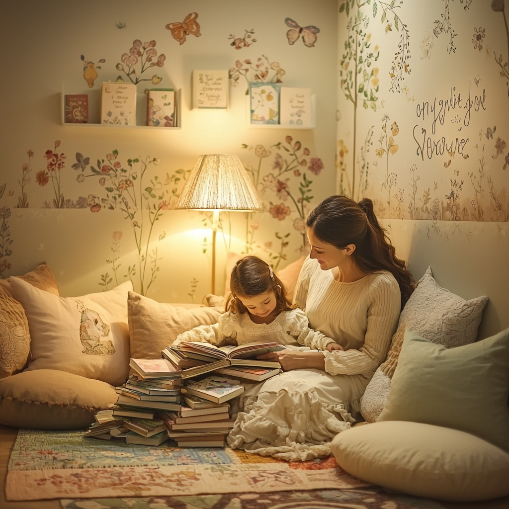 Tales From The Heart: A Storytelling Corner Painting By Diamonds Kit